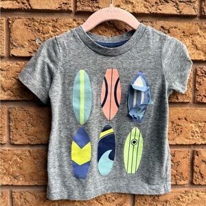 ▪️ 10/$25- Carters Surfboard Snow Yarn Jersey‎ Tee